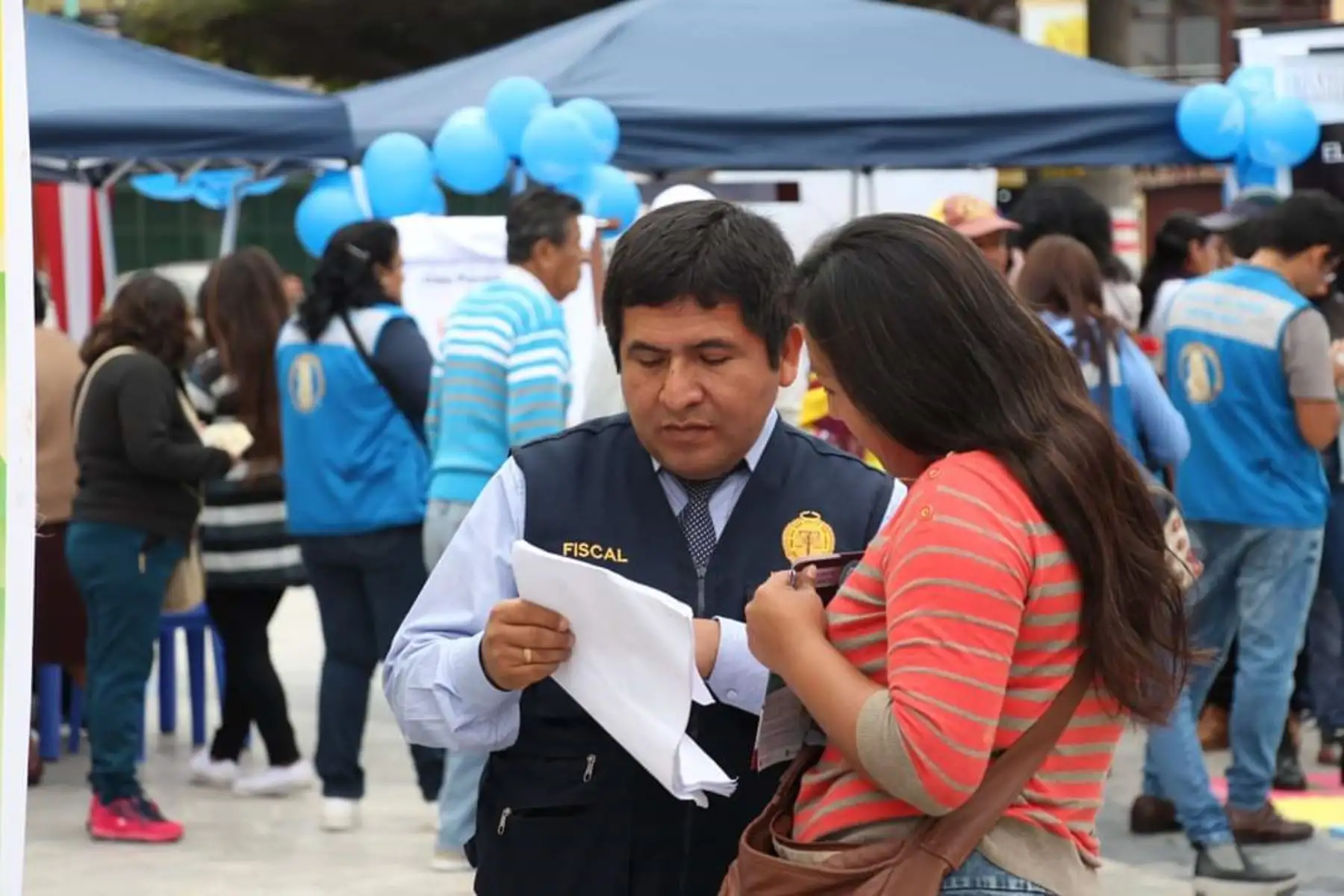 Un total de 137 fiscales del Distrito Fiscal del Santa, en Áncash, supervisan la jornada electoral en 39 distritos de esta jurisdiccón. ANDINA