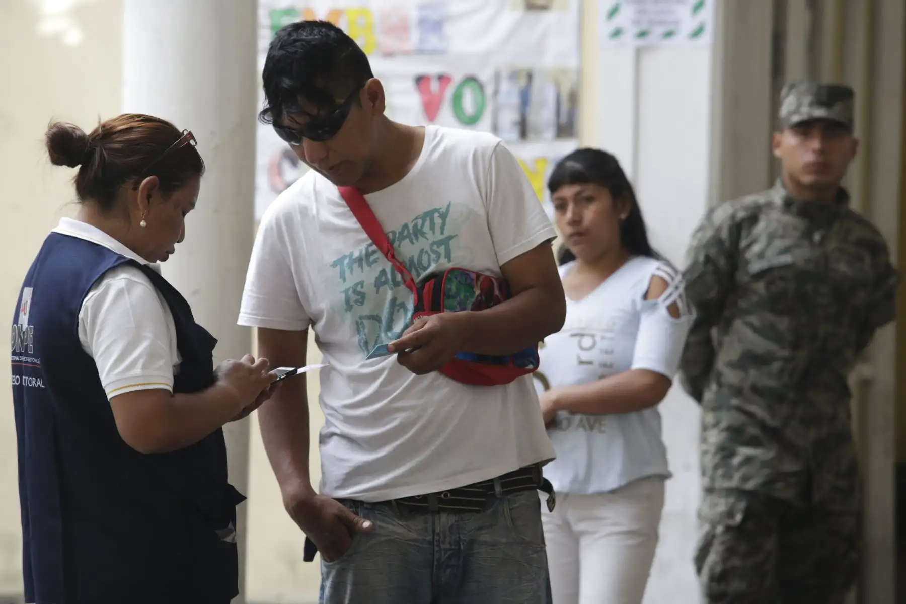 Colegio Guadalupe inicia la jornada electoral para el Referendum 2018. Foto: ANDINA/Melina Mejía