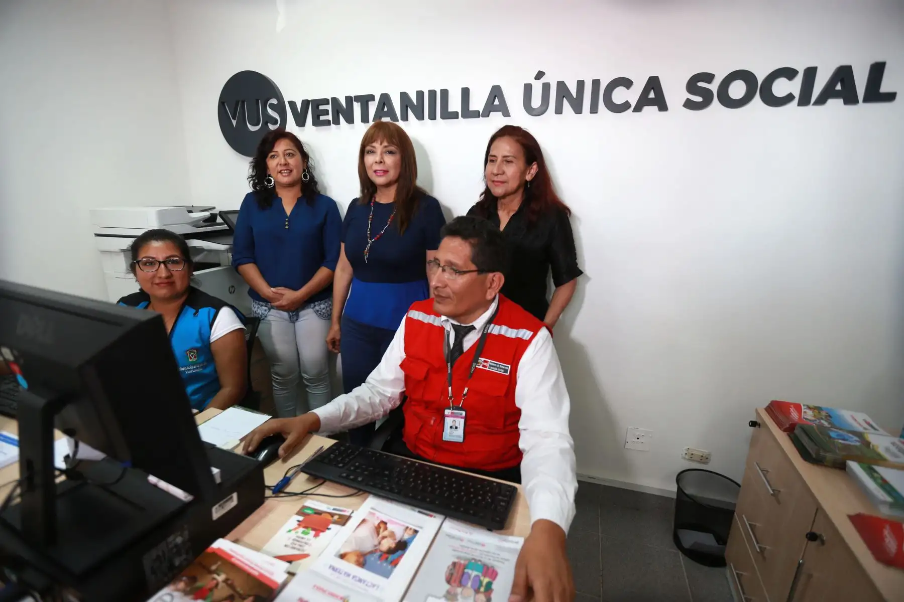 La ministra de Desarrollo e Inclusión Social, Liliana La Rosa  inaugurara la Ventanilla Única Social (VUS) en la ciudadela de Pachacútec en el distrito chalaco de Ventanilla con el objetivo de acercar los servicios de los programas sociales del MIDIS Foto: ANDINA/Norman Córdova