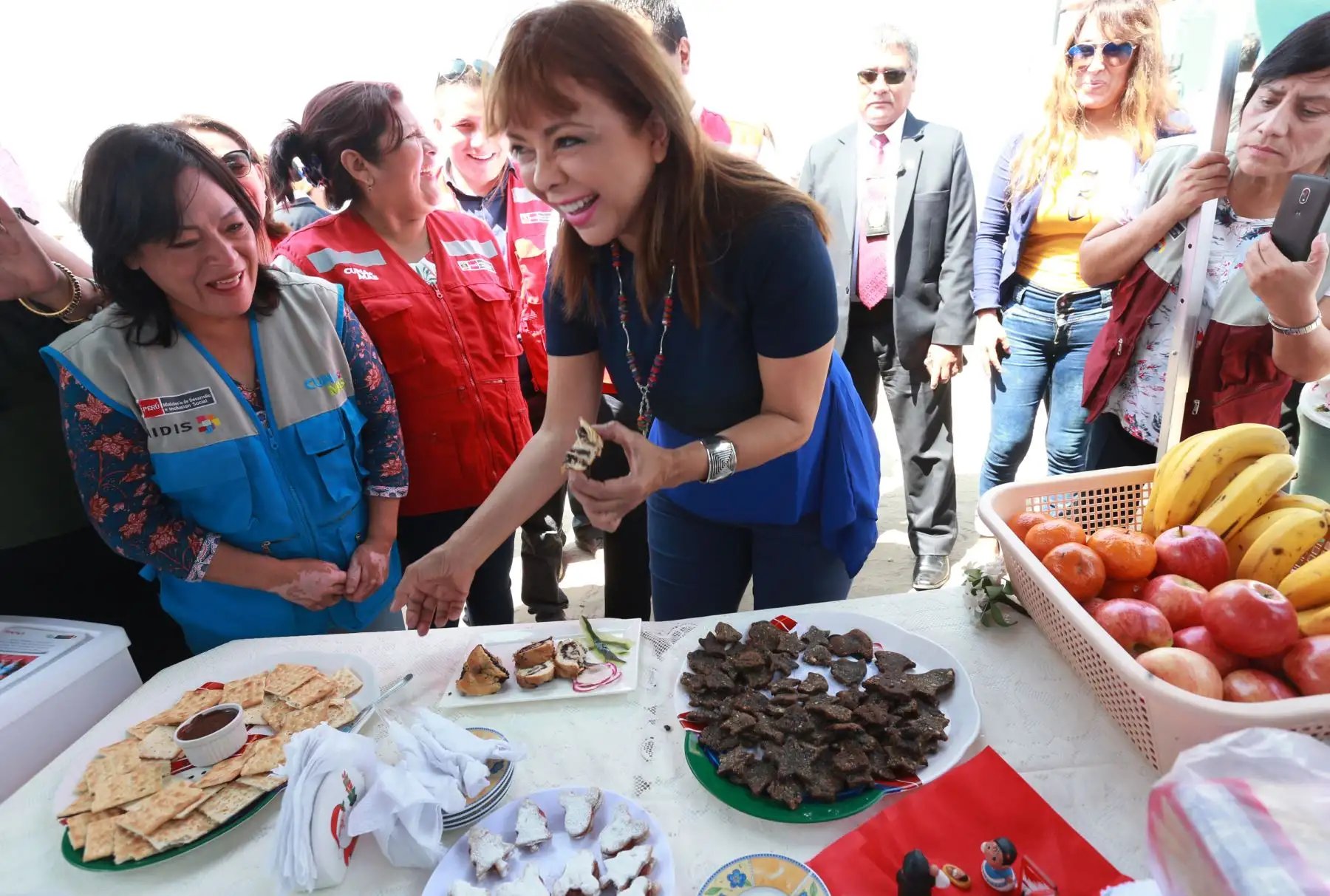 La ministra de Desarrollo e Inclusión Social, Liliana La Rosa  inaugurara la Ventanilla Única Social (VUS) en la ciudadela de Pachacútec en el distrito chalaco de Ventanilla con el objetivo de acercar los servicios de los programas sociales del MIDIS Foto: ANDINA/Norman Córdova