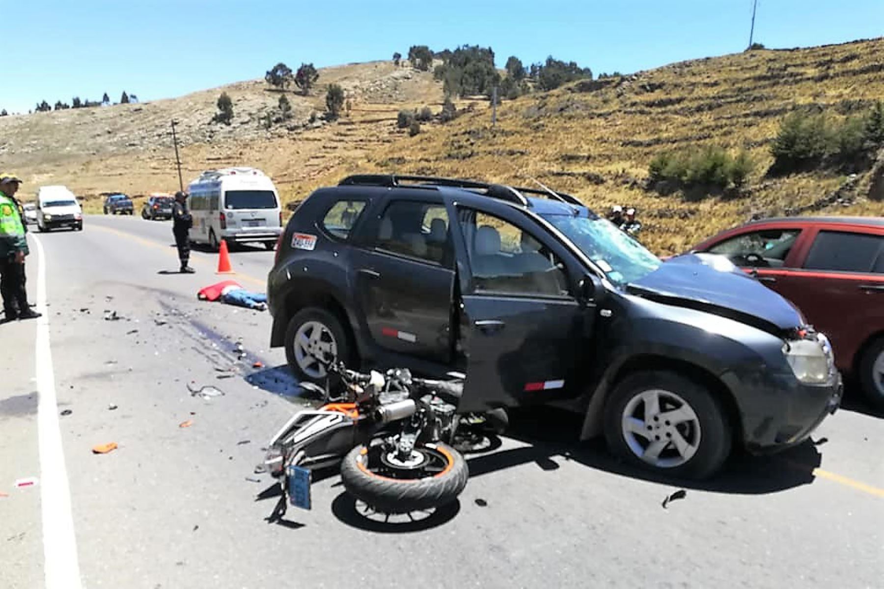 Policía muere en accidente de tránsito en la carretera Puno-Juliaca. ANDINA