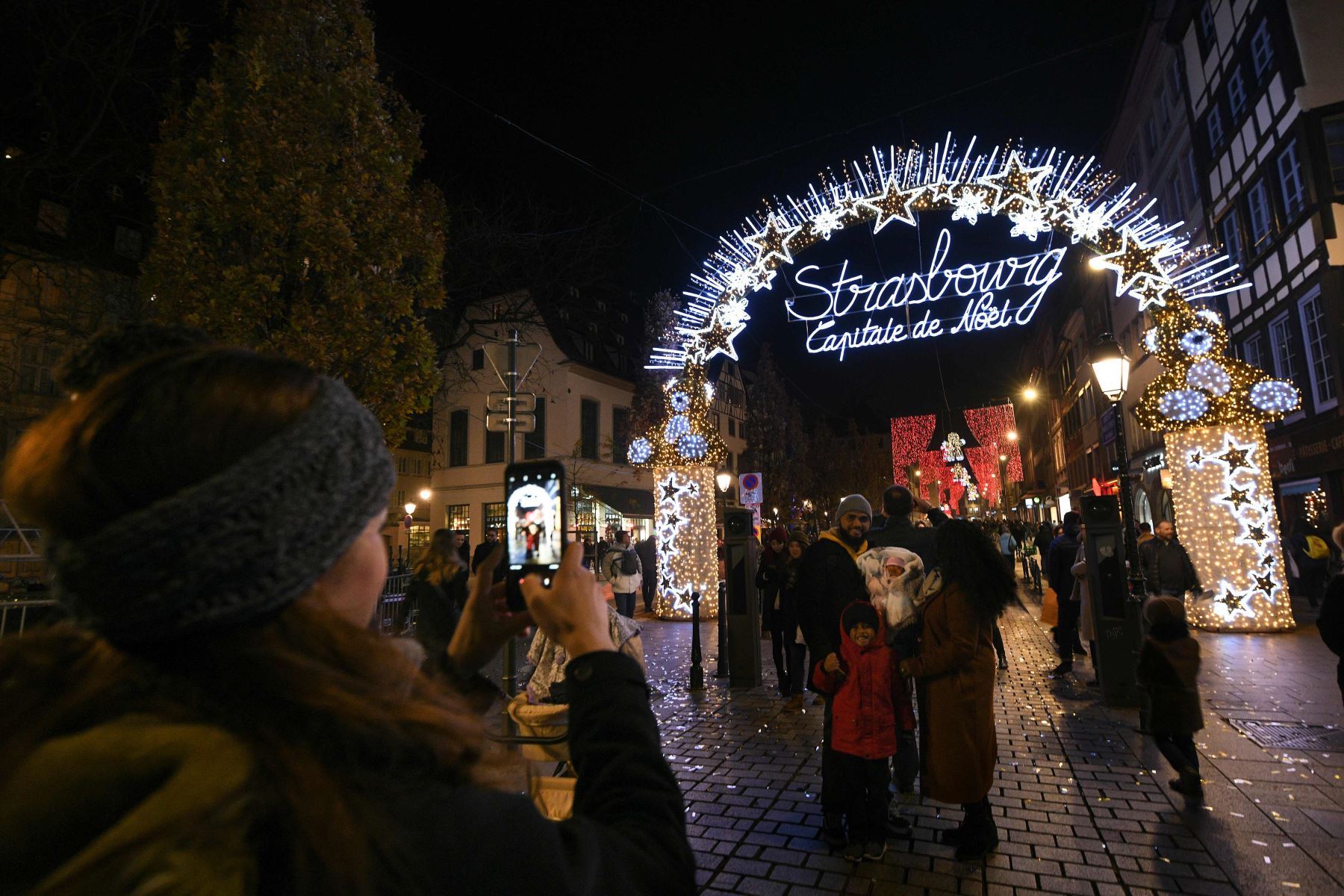 Foto de archivo tomada el 23 de noviembre de 2018, del mercado navideño en la ciudad de Estrasburgo, Francia Foto: AFP