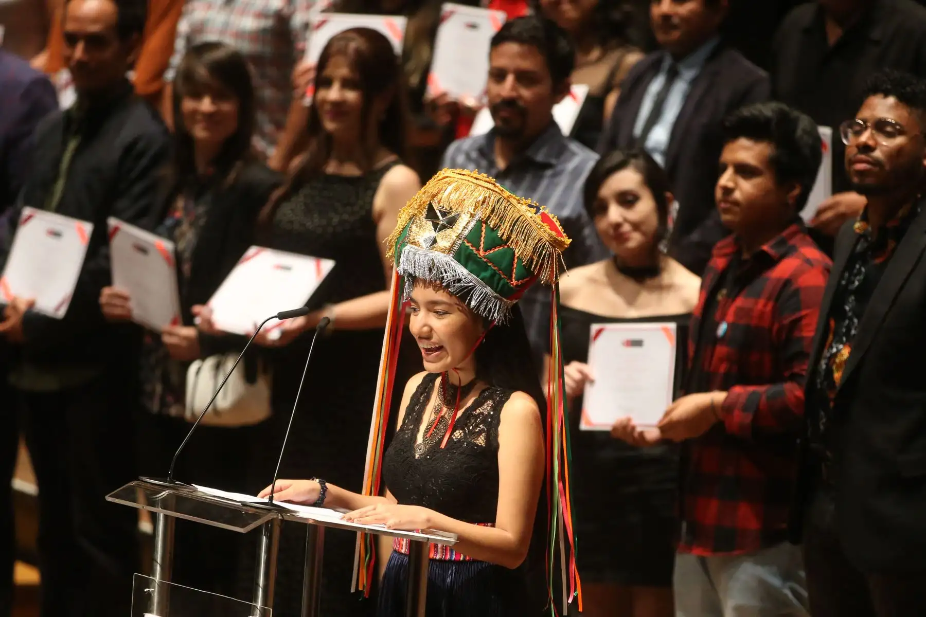 Ministerio de Cultura presentó a los ganadores de los Estímulos Económicos para la Cultura, arte escénica, artes visuales y la música 2018.  Foto: ANDINA/Vidal Tarqui