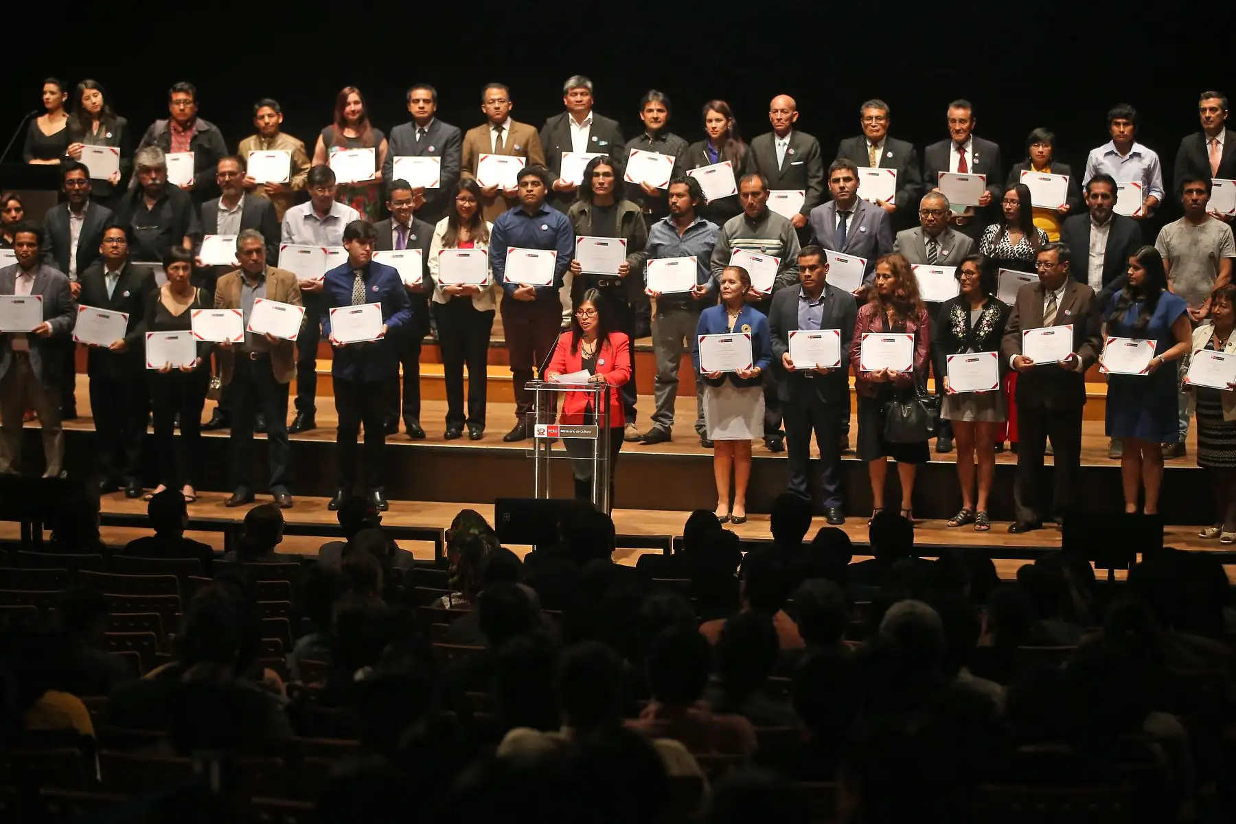 Ministerio de Cultura presentó a los ganadores de los Estímulos Económicos para la Cultura, concursos dirigidos a la actividad audiovisual y Cinematográfica  2018.  Foto: ANDINA/Vidal Tarqui