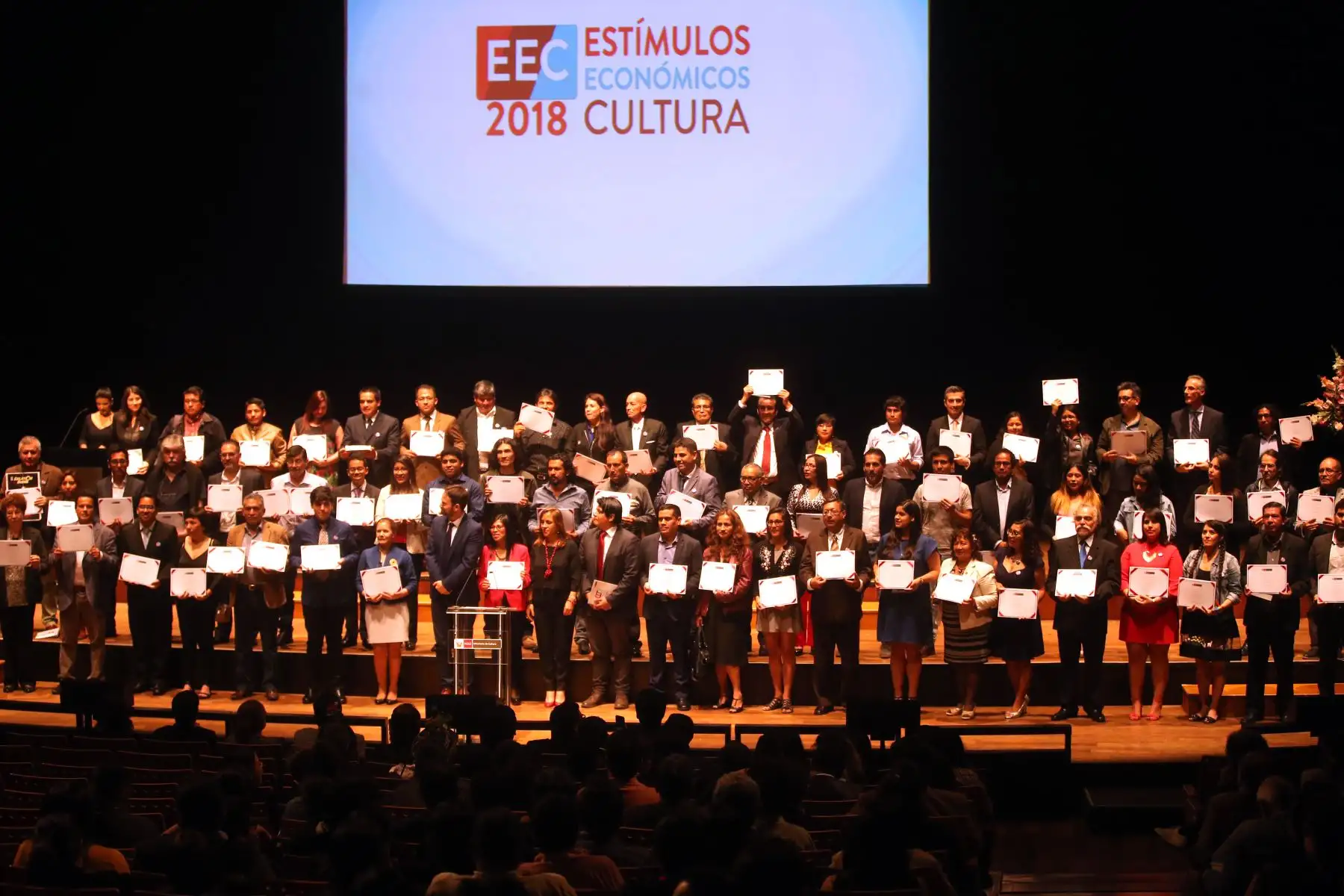 Ministerio de Cultura presentó a los ganadores de los Estímulos Económicos para la Cultura, dirigidos al libro y fomento a la lectura.  Foto: ANDINA/Vidal Tarqui