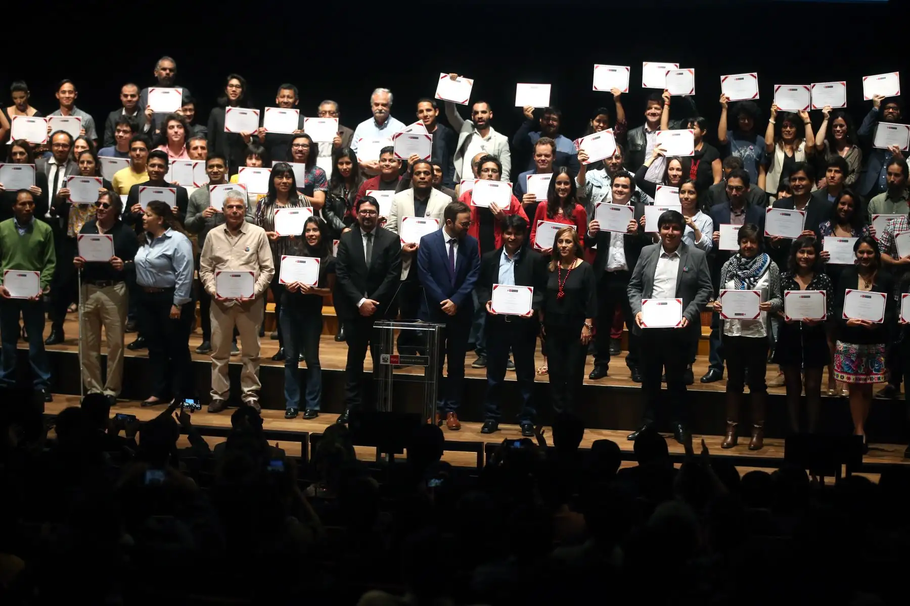 Ministerio de Cultura presentó a los ganadores de los Estímulos Económicos para la Cultura, concursos dirigidos a la actividad audiovisual y Cinematográfica  2018.  Foto: ANDINA/Vidal Tarqui