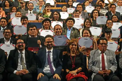 11/12/2018   Ministerio de Cultura presentó a los ganadores del premio Estímulos Económicos para la Cultura, concursos dirigidos a la actividad audiovisual y Cinematográfica 2018. Foto: ANDINA/Vidal Tarqui
