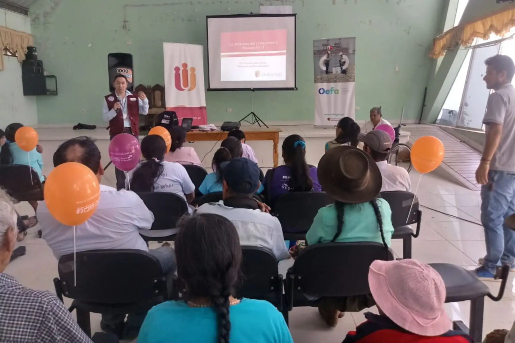 Indecopi capacita a pobladores con discapacidad del Vraem sobre actos de discriminación.