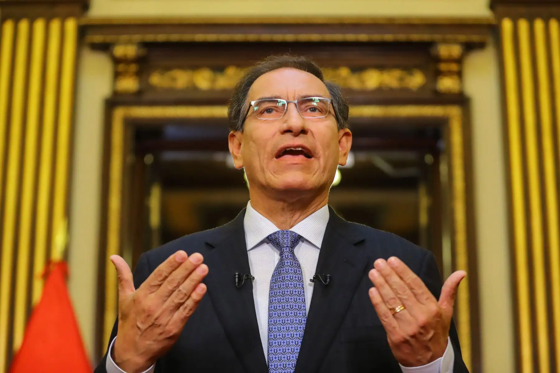 Presidente Martín Vizcarra anunció la creación de una Comisión de Alto Nivel de Reforma Política que abordará asuntos como la inmunidad parlamentaria y el voto preferencial.Foto: ANDINA/Prensa Presidencia