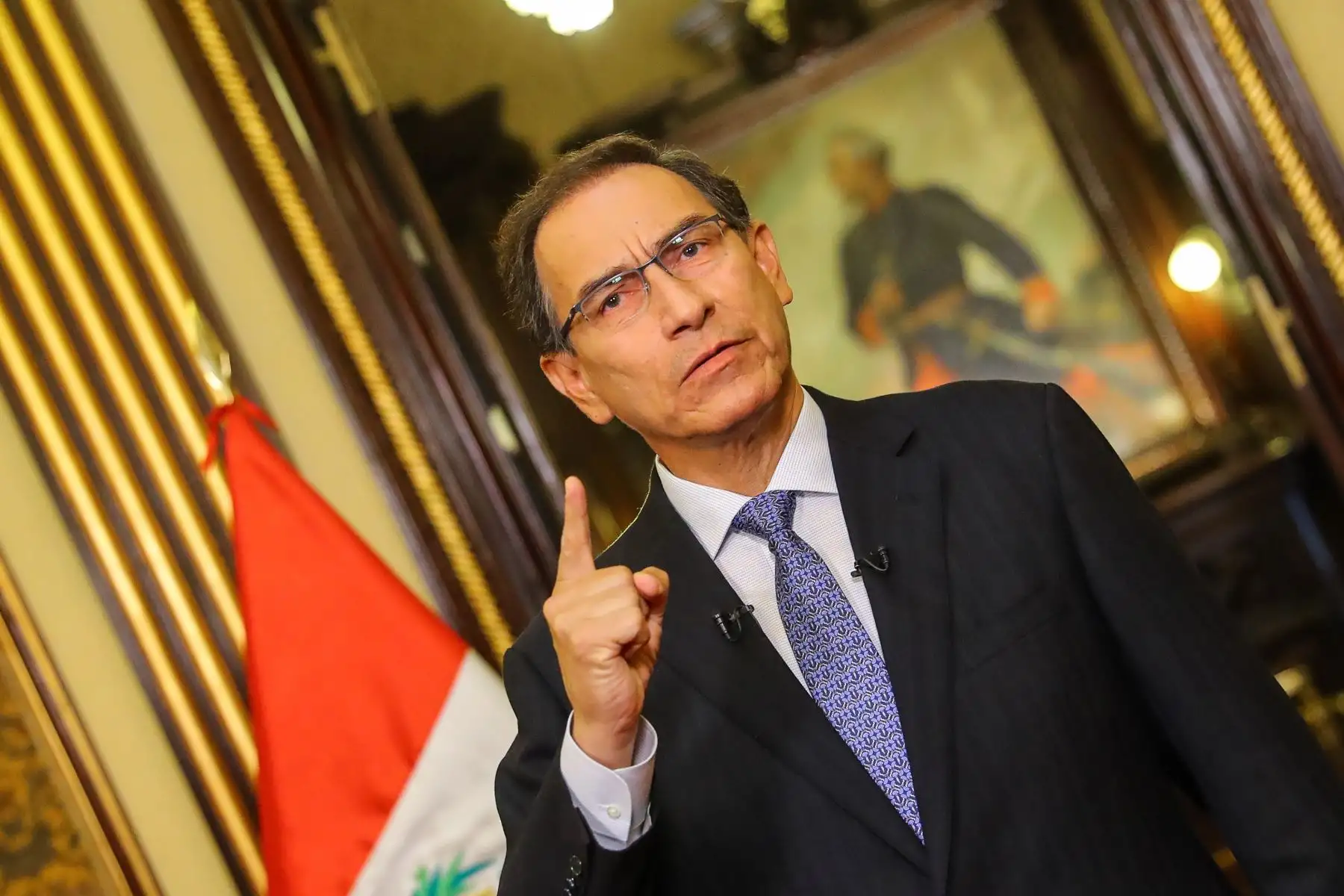 Presidente Martín Vizcarra anunció la creación de una Comisión de Alto Nivel de Reforma Política que abordará asuntos como la inmunidad parlamentaria y el voto preferencial.Foto: ANDINA/Prensa Presidencia