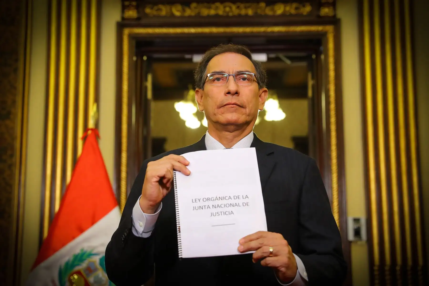 Presidente Martín Vizcarra anunció la creación de una Comisión de Alto Nivel de Reforma Política que abordará asuntos como la inmunidad parlamentaria y el voto preferencial.Foto: ANDINA/Prensa Presidencia