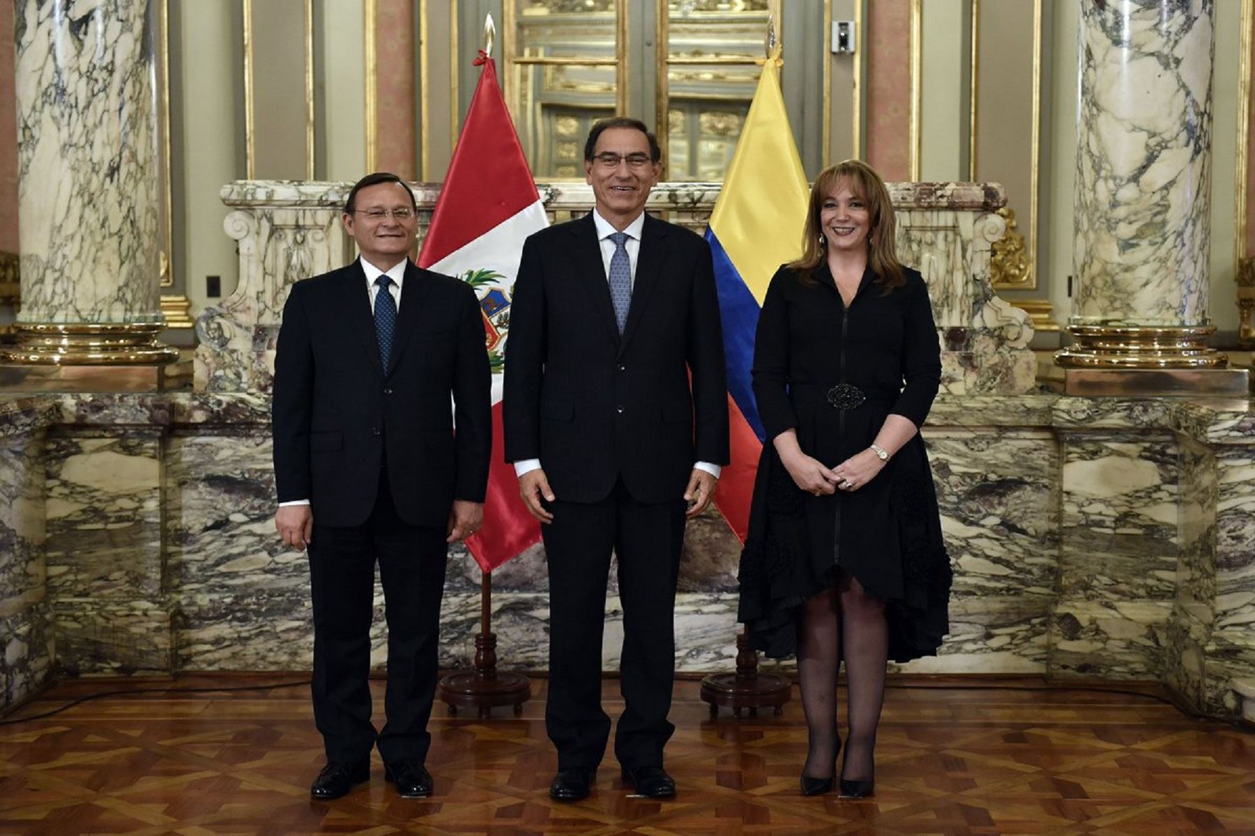 Presidente Martín Vizcarra, recibe cartas credenciales de embajadores.