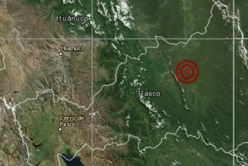 Pasco fue remecida esta mañana por sismo de magnitud 4.3.