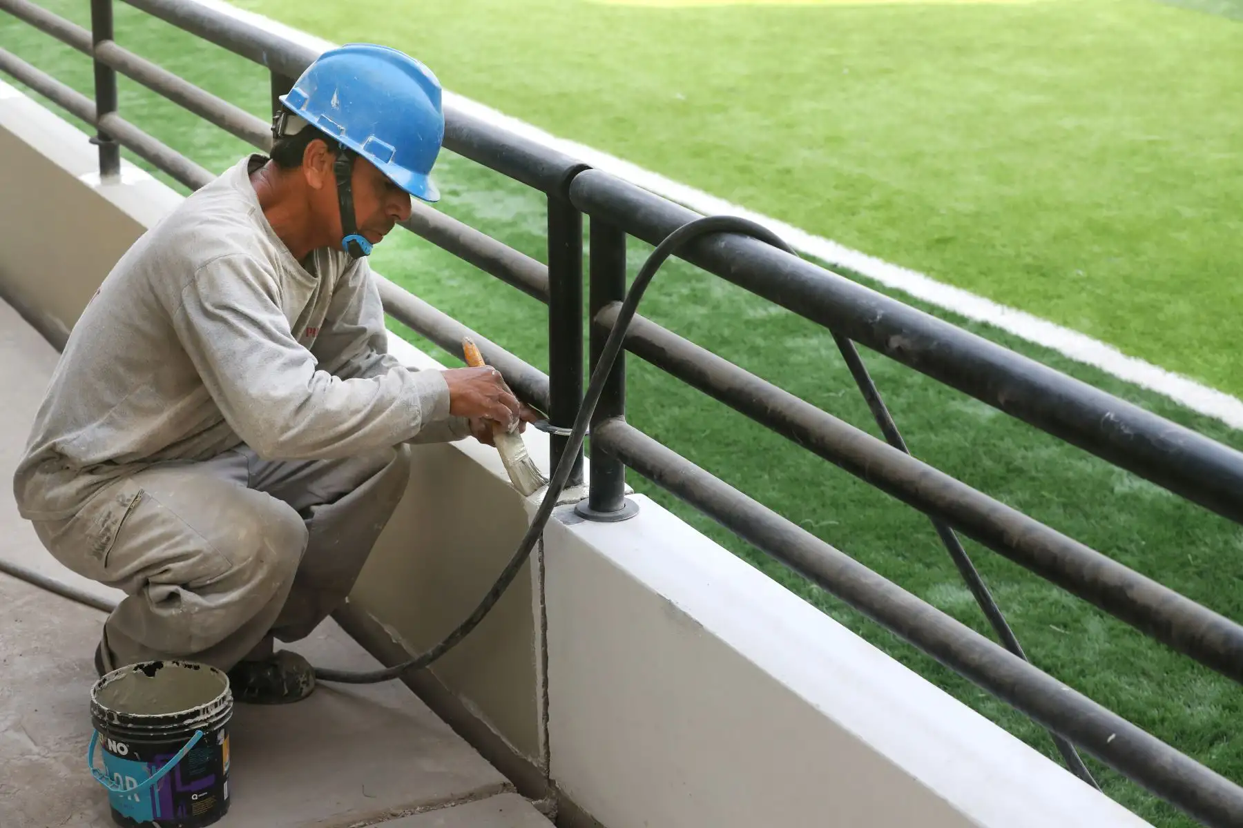Municipio de Ate proximo a inaugurar moderno Complejo Deportivo que cuenta con un estadio, coliseo y escuela deportiva para niños. Foto: ANDINA/Melina Mejía