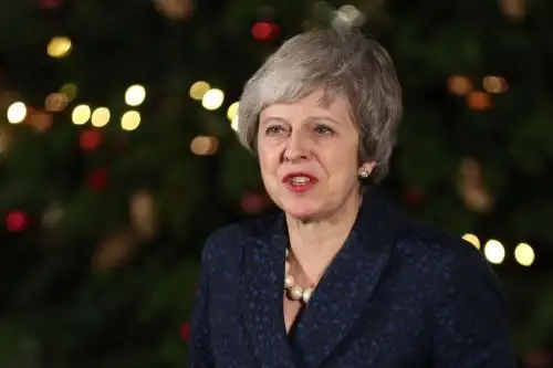 La primera ministra británica, Theresa May Foto: AFP