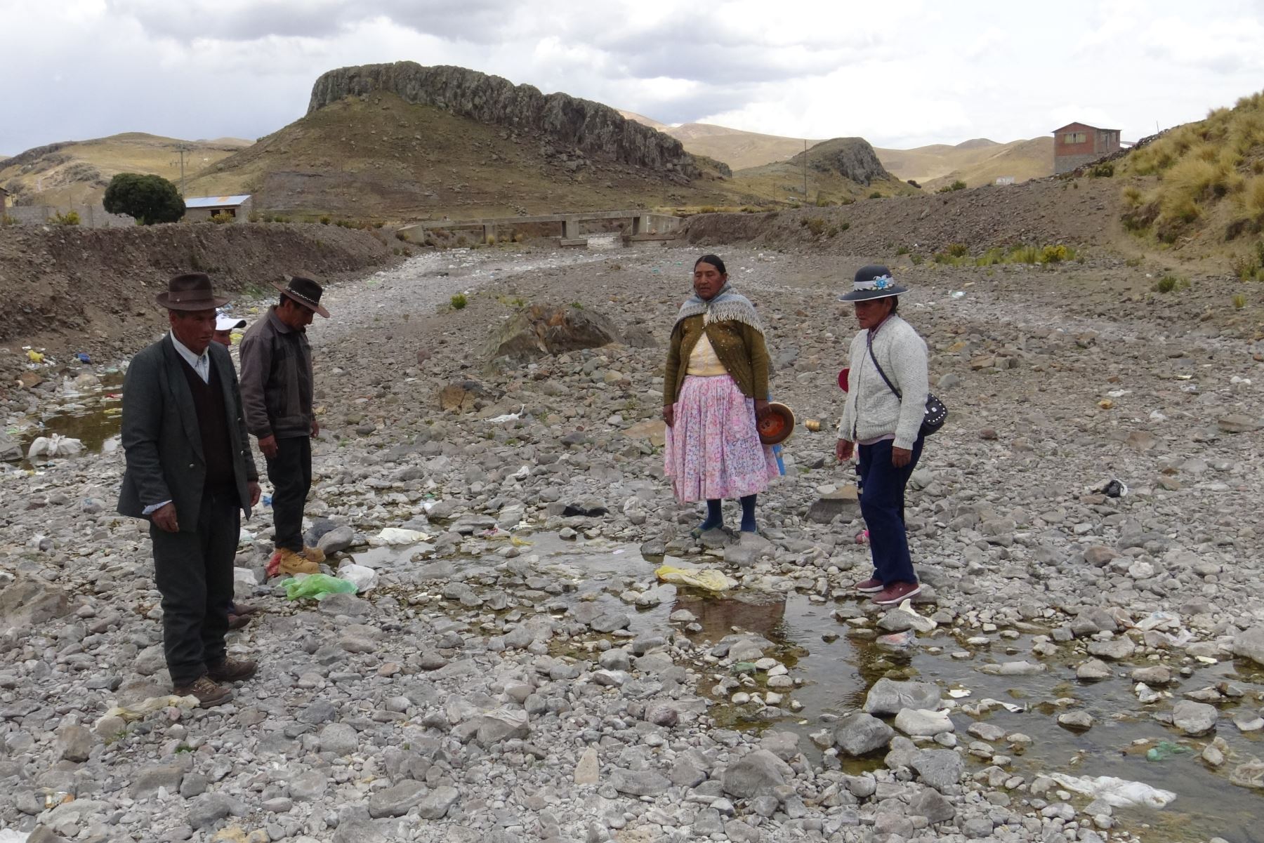Puno y Arequipa y otras regiones del sur del país sufren un déficit hídrico a consecuencia de la ausencia de lluvias. ANDINA