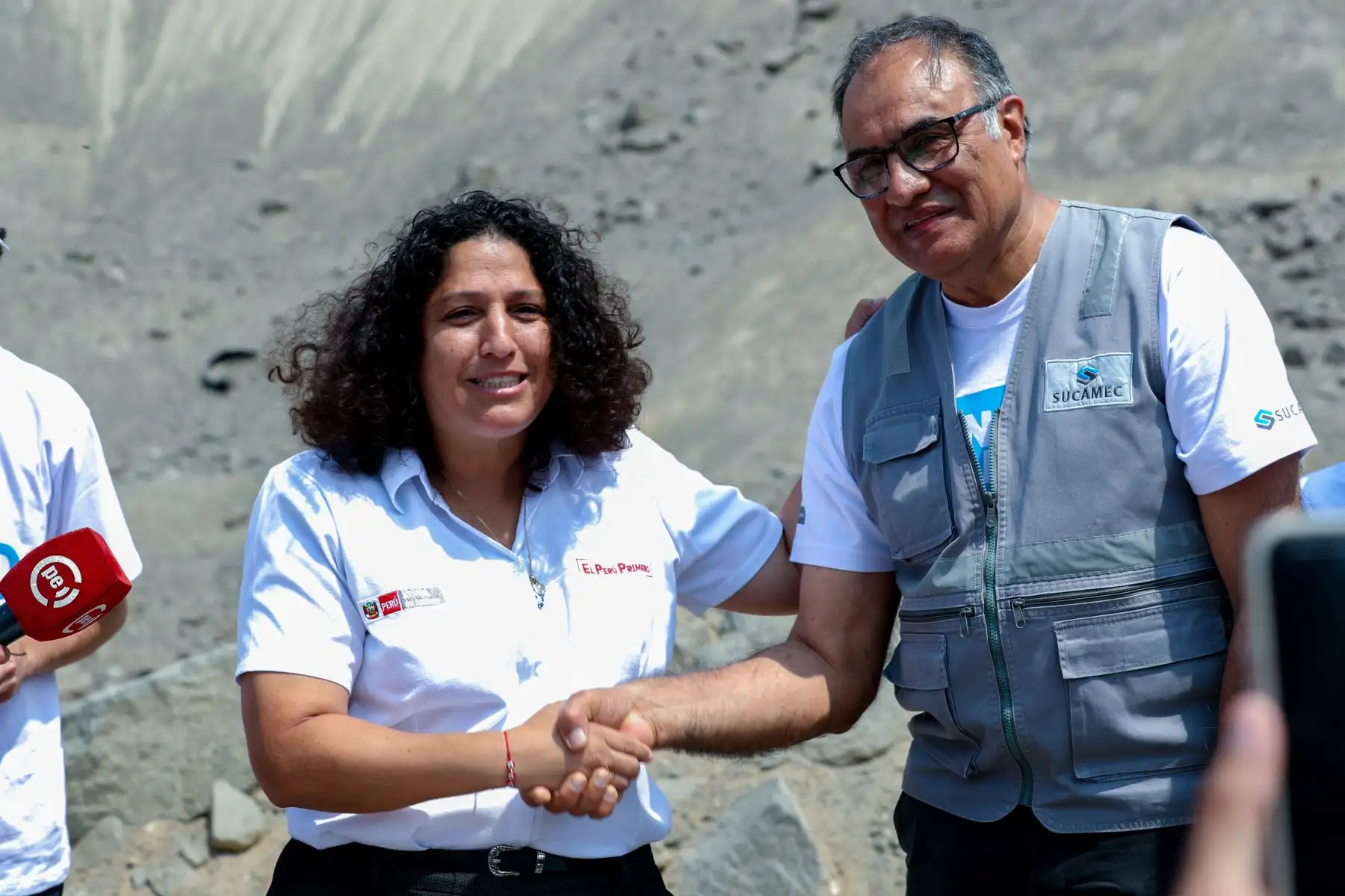 La ministra del Ambiente, Fabiola Muñoz, presentó la campaña de sensibilización y educación ambiental “Cohetes ecológicos”.Foto: ANDINA/MINAN