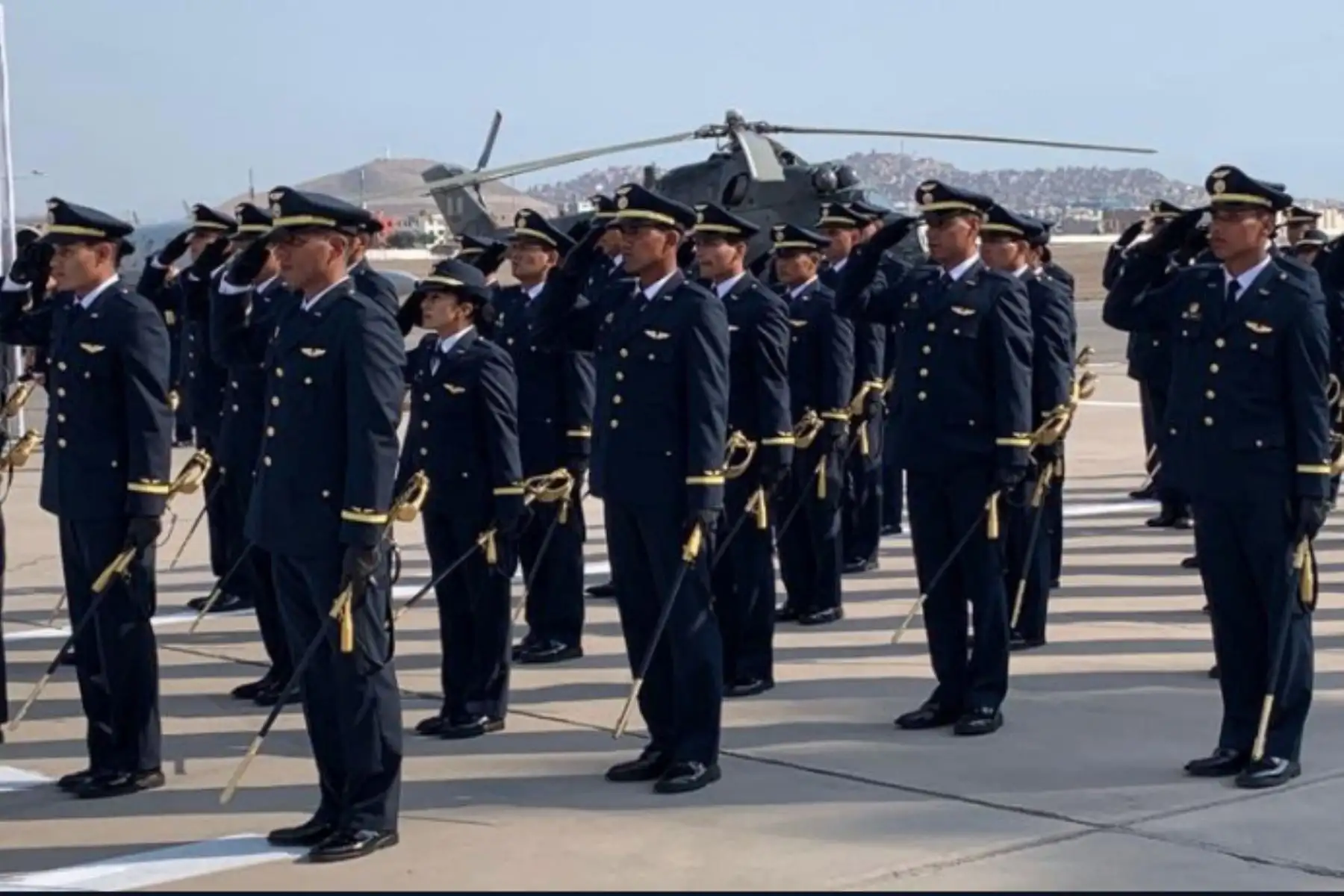 Presidente Vizcarra participa en ceremonia de graduación de la promoción 2019, de la Escuela de Oficiales de la Fuerza Aérea del Perú. Foto: ANDINA/Prensa Presidencia