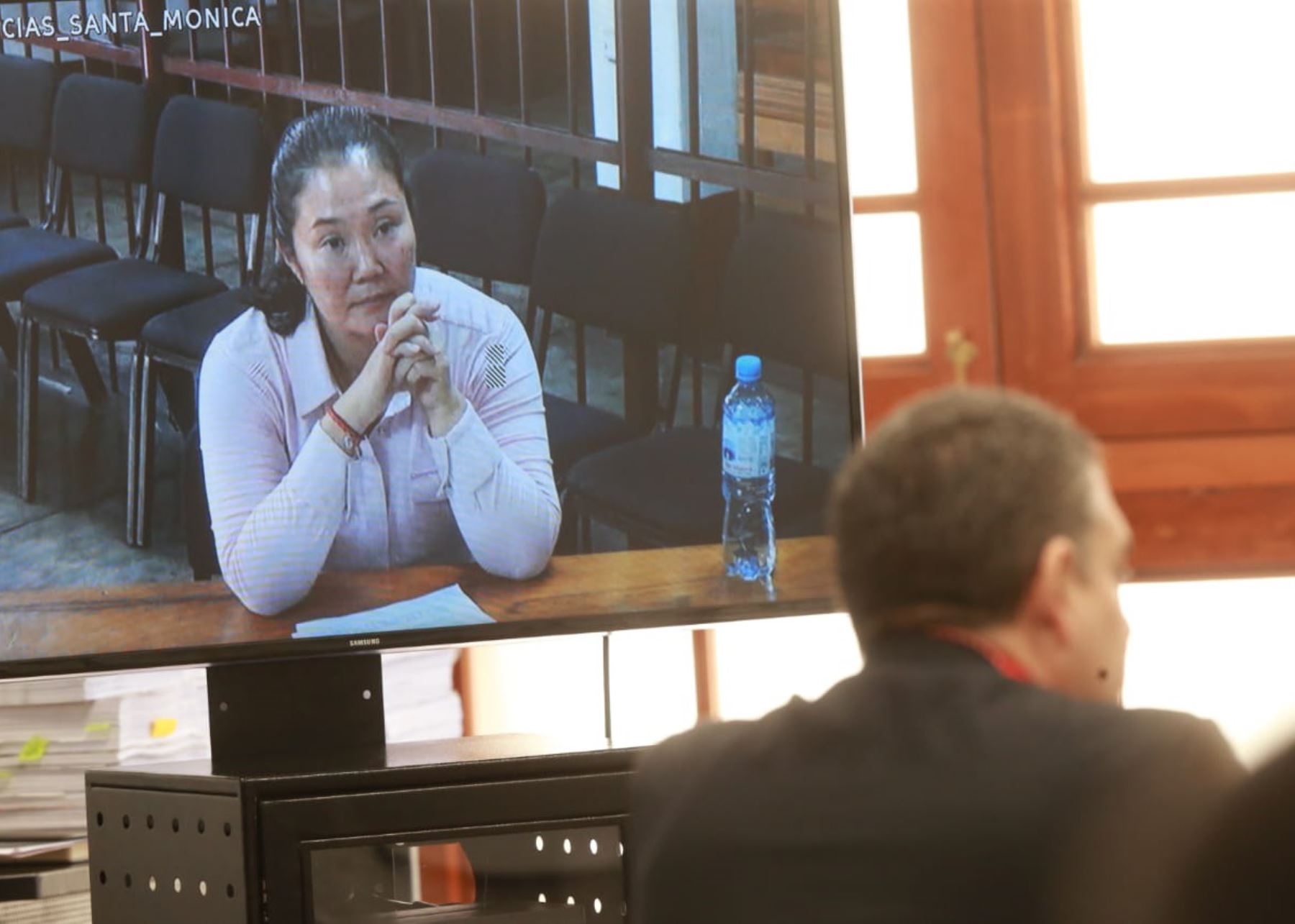 Audiencia de apelación de la prisión preventiva contra Keiko Fujimori.