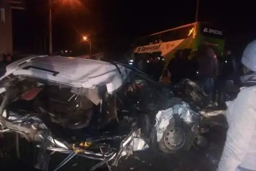 Un accidente de tránsito ocurrió en el sector de Ticapampa, provincia en Recuay, región Áncash. ANDINA/Gonzalo Horna