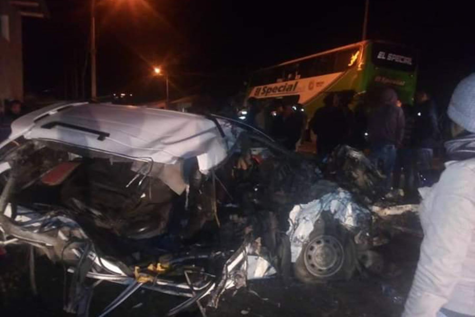 Un accidente de tránsito ocurrió en el sector de Ticapampa, provincia en Recuay, región Áncash. ANDINA/Gonzalo Horna