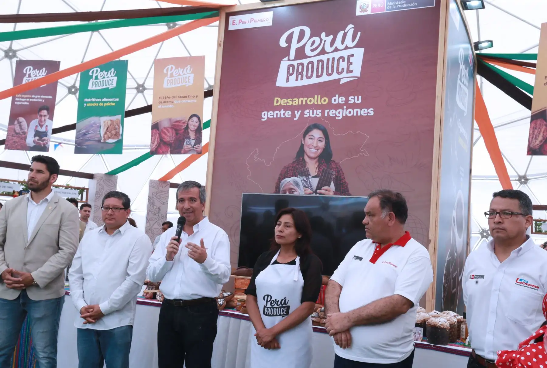 Ministro de la Producción Raúl Pérez-Reyes clausuró la primera edición del Domo “Perú Produce” en la Costa Verde de San Miguel. Foto: ANDINA/Norman Córdova