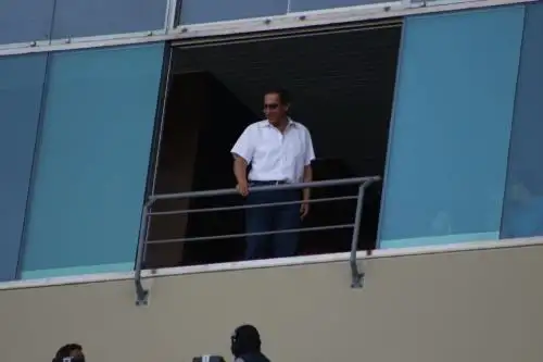 Presidente Martín Vizcarra, asiste al encuentro entre Alianza Lima y Sporting Cristal. (Foto: Hugo Montenegro).