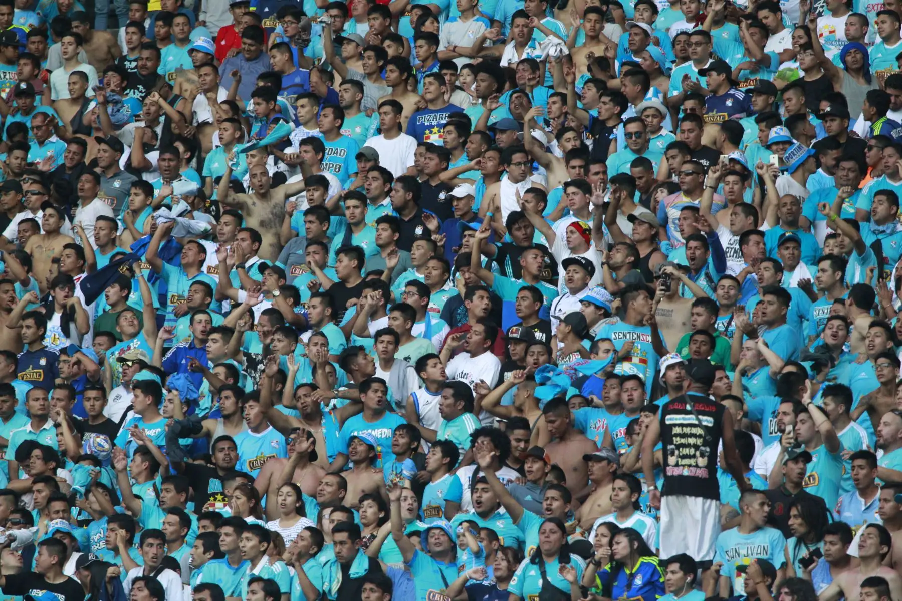 Sporting Cristal Campeon del descentralizado 2018, tras ganar 3-0 al Alianza Lima, en el estadio nacional.Foto:ANDINA/ Jhony Laurente