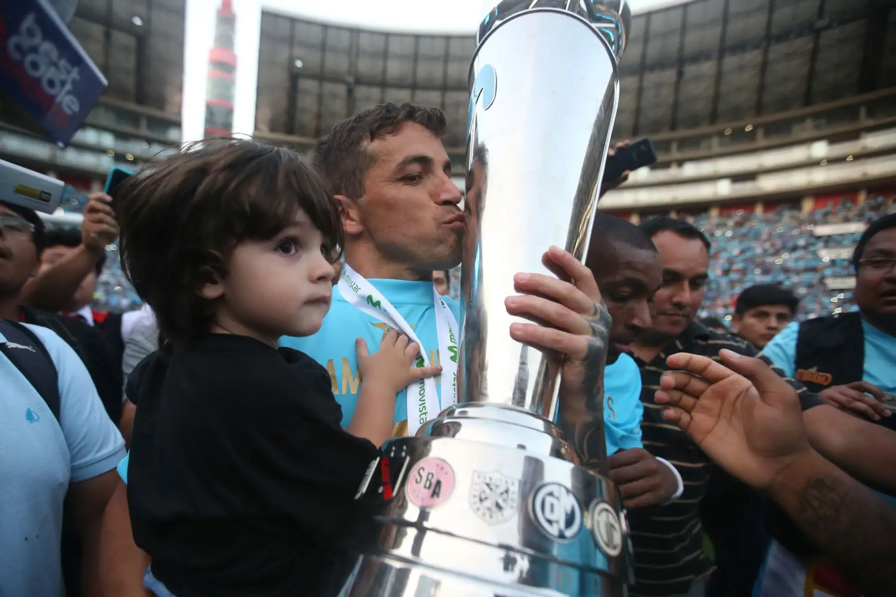 Cristal golea 3-0 a Alianza Lima y se proclama campeón nacional, en el estadio nacional. Foto: ANDINA/Vidal Tarqui