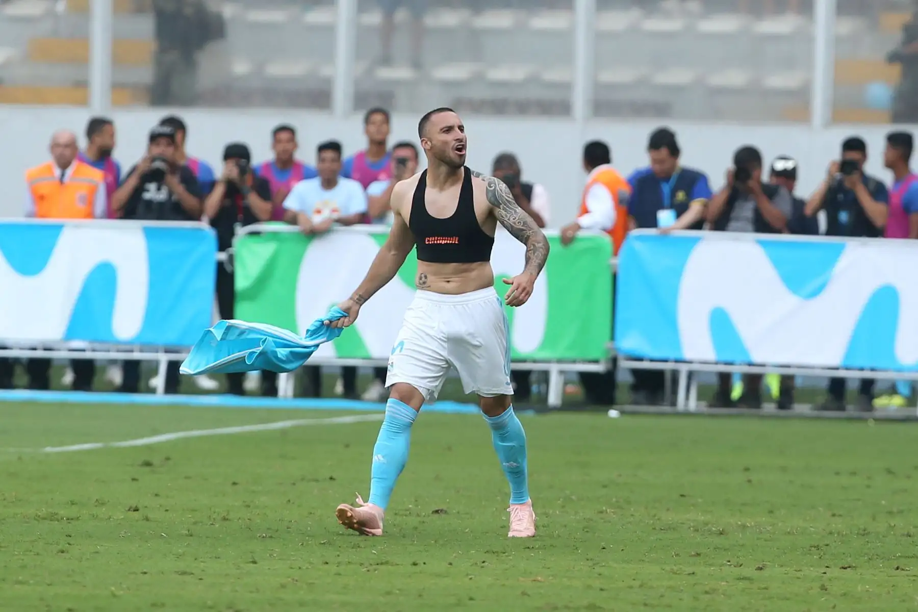 Cristal golea 3-0 a Alianza Lima y se proclama campeón nacional, en el estadio nacional. Foto: ANDINA/Vidal Tarqui