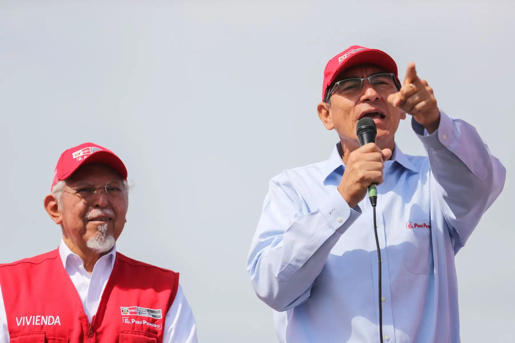 Presidente Vizcarra dio inicio al proyecto de "Sectorización del Sistema de agua potable y alcantarillado de la parte alta de Chorrillos". Foto:ANDINA/Prensa Presidencia