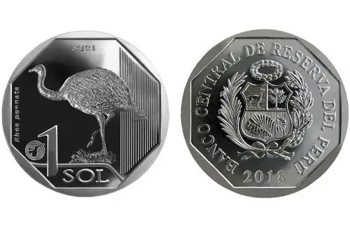 Nueva moneda de S/ 1 alusiva al Suri. ANDINA/Difusión