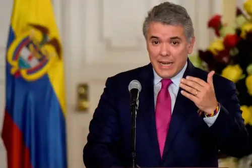 Presidente colombiano Iván Duque Foto: AFP