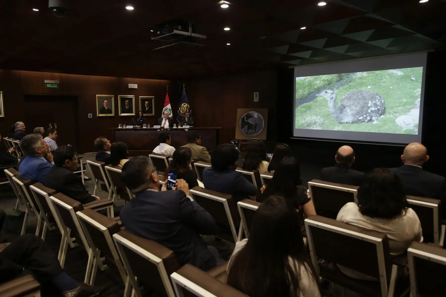 Presentación de la nueva moneda de Un (1) sol de la colección Fauna Silvestre Amenazada del Perú. Foto: ANDINA/Nathalie Sayago