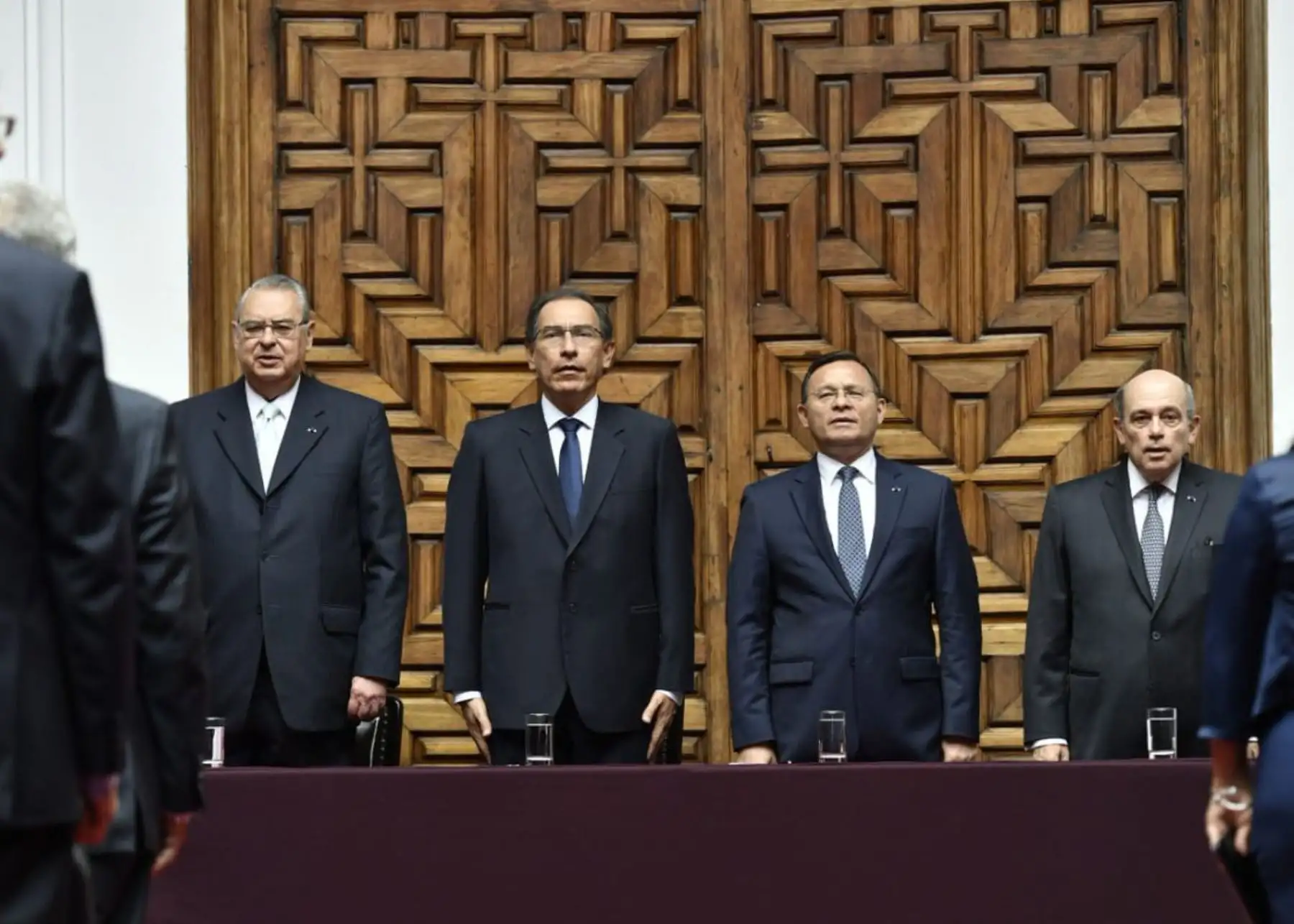 Presidente Martín Vizcarra asiste a ceremonia de graduación en la Academia Diplomática del Perú.