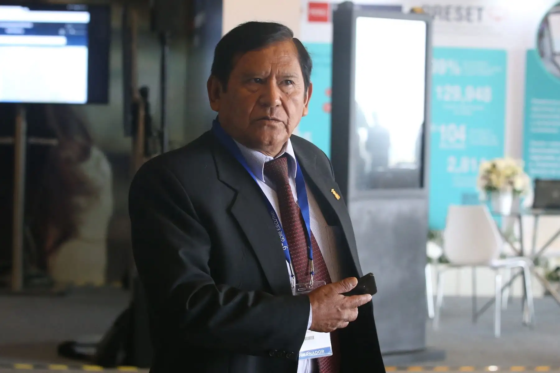 Zenón Cuevas, gobernador de Regional de Moquegua en Gore Ejecutivo: objetivo prioritario en Moquegua.  Foto: ANDINA/Vidal Tarqui
