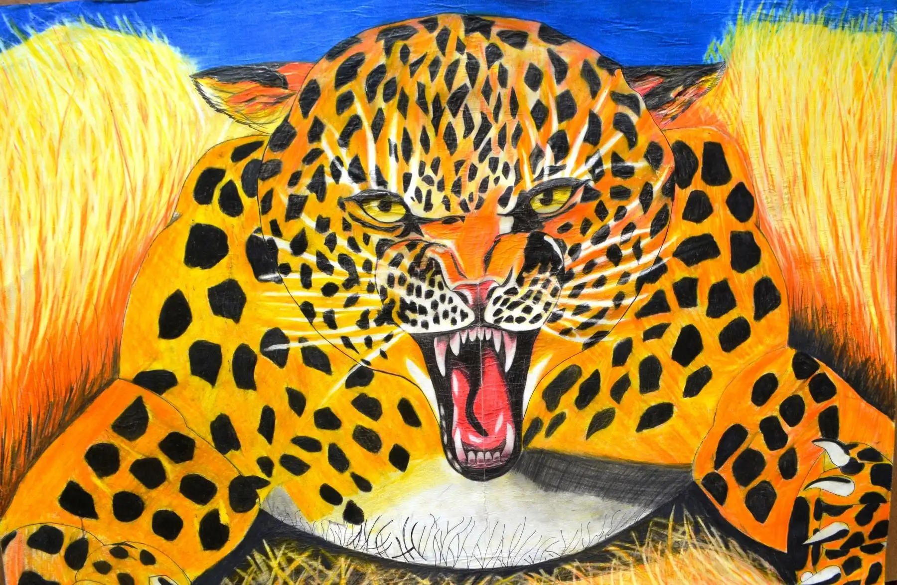 "El felino más grande de América": Autor: Antony Paico - I.E. Papa León XIII - Chilca. Foto: ANDINA/Difusión