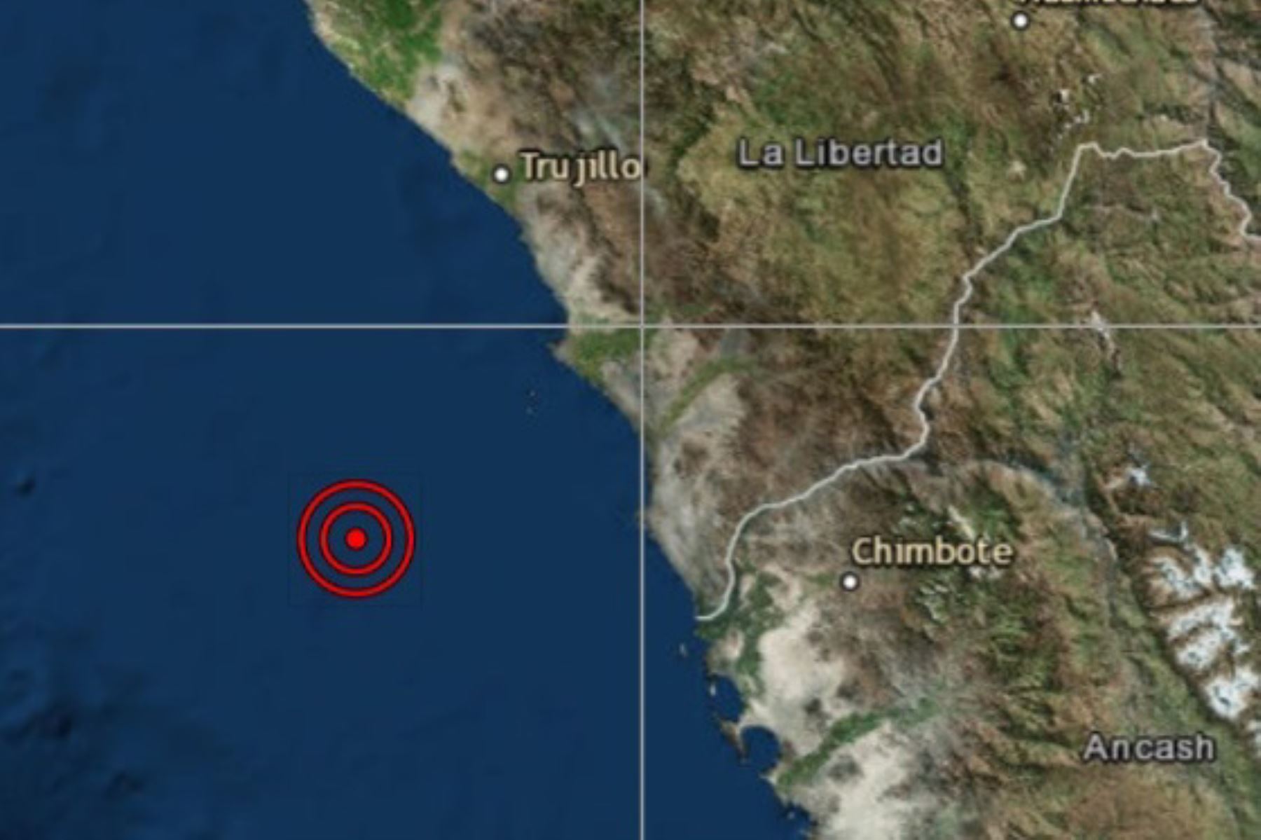 Trujillo fue remecida esta mañana por sismo de magnitud 4.1.