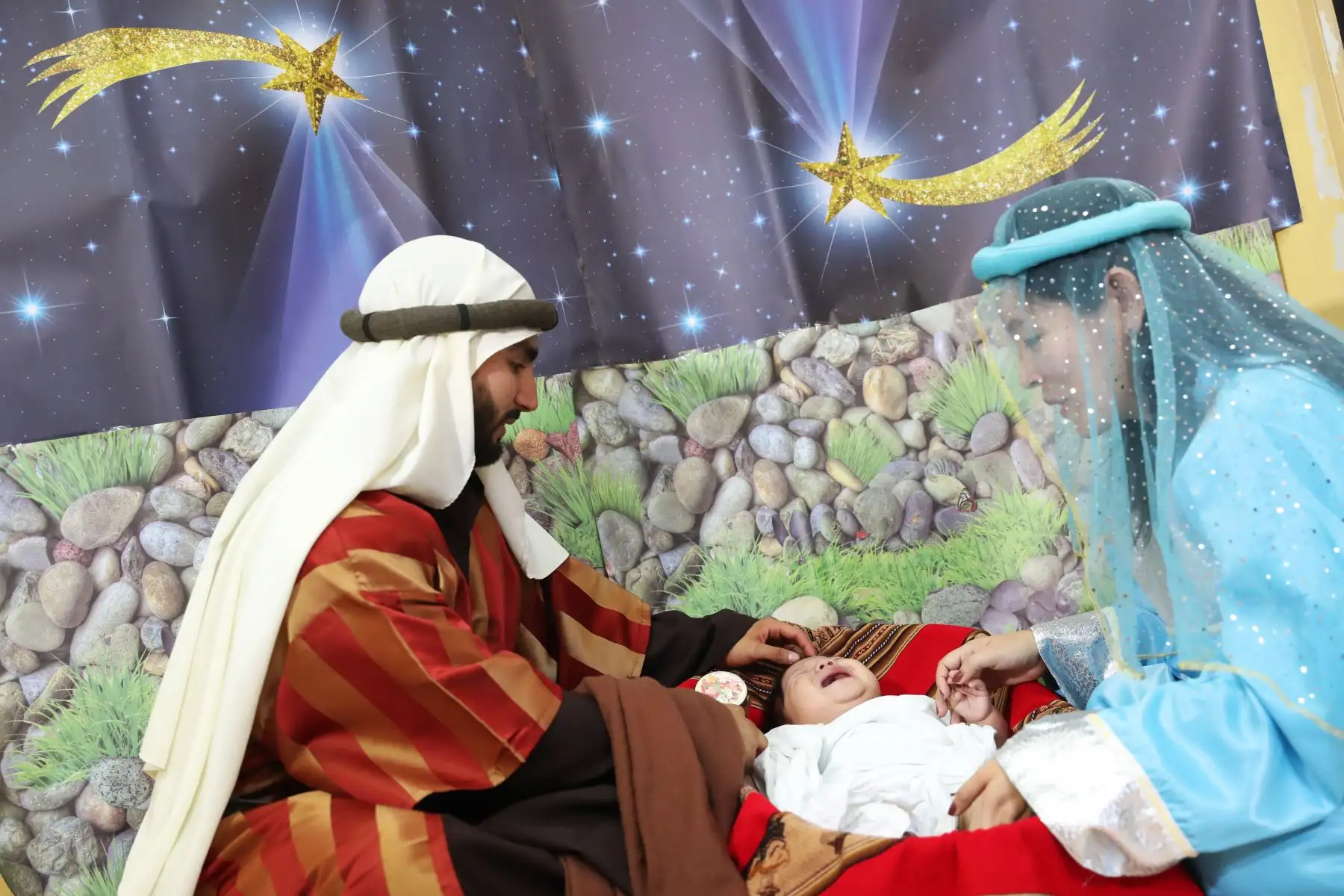 El Instituto de Salud del Niño celebra la navidad con médicos, enfermeras, técnicas, tecnólogos, auxiliares, personal administrativo, padres de familia y los propios pacientes; quienes escenifican la llegada del Niño Jesús a través de la historia narrada y cantada por ellos mismos.Foto: ANDINA/Melina Mejía