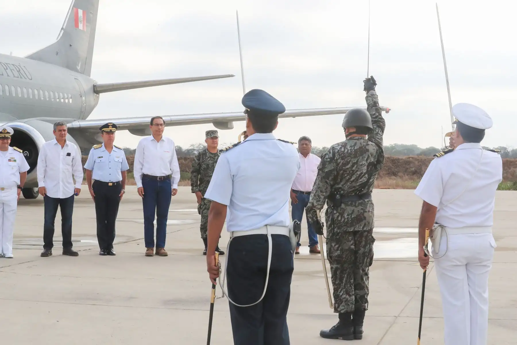 Presidente de la República, Martín Vizcarra da el inicio de obras del Mejoramiento del Establecimiento de Salud de Ayabaca en Piura. Foto: ANDINA/Carlos Lezama/Prensa Presidencia
