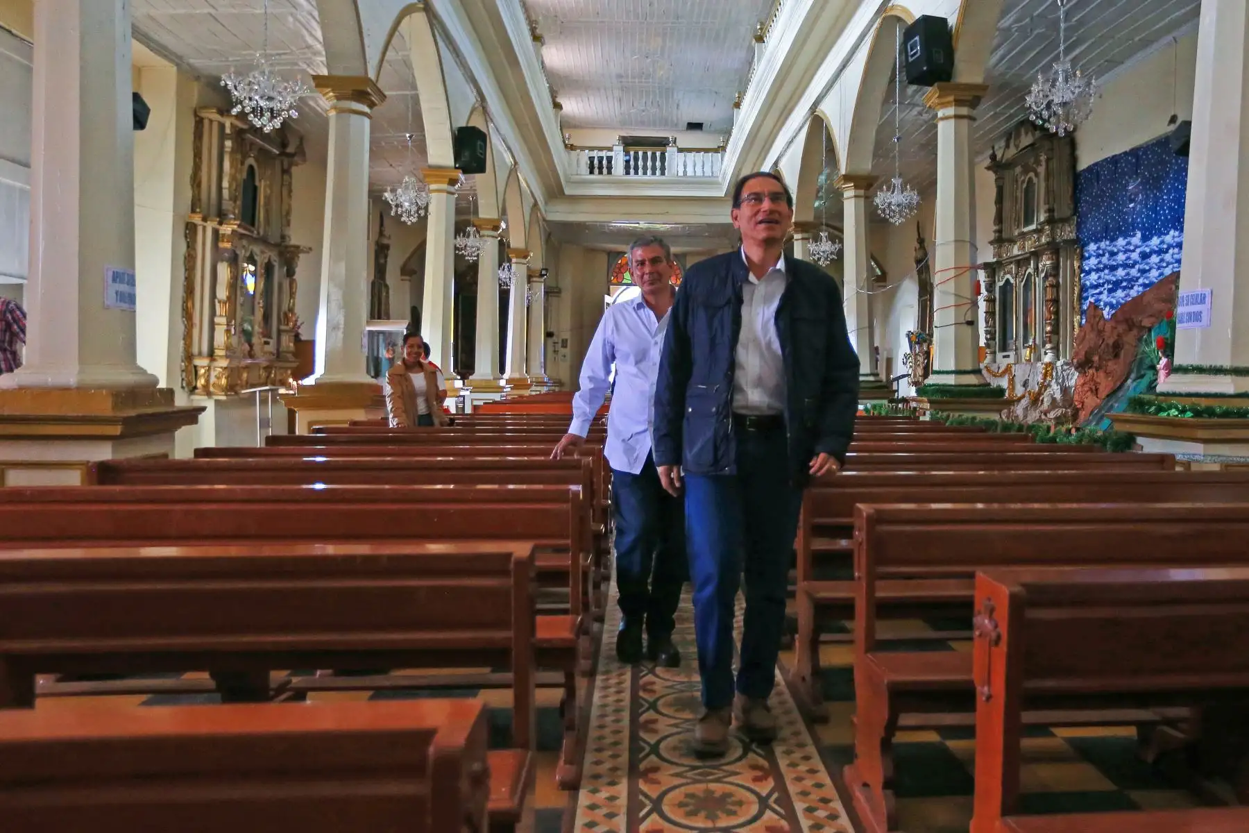 Presidente de la República, Martín Vizcarra da el inicio de obras del Mejoramiento del Establecimiento de Salud de Ayabaca en Piura. Foto: ANDINA/Carlos Lezama/Prensa Presidencia