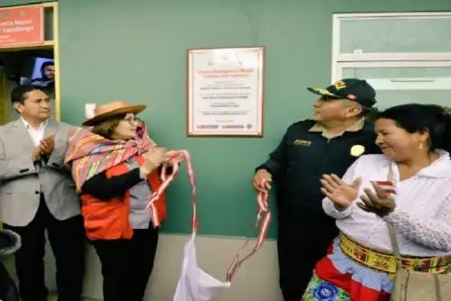 En la Comisaría Sapallanga, ubicada en la provincia de Huancayo, región Junín, el Ministerio de la Mujer y Poblaciones Vulnerables (MIMP) inauguró esta tarde el Centro Emergencia Mujer (CEM) que atenderá a las víctimas de la violencia de género y familiar las 24 horas, durante los siete días de la semana.