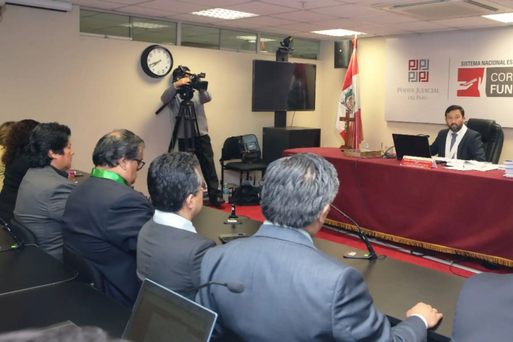 Juez Manuel Chuyo   emite hoy fallo sobre prisión preventiva contra Edwin Oviedo. Foto: ANDINA/Poder Judicial