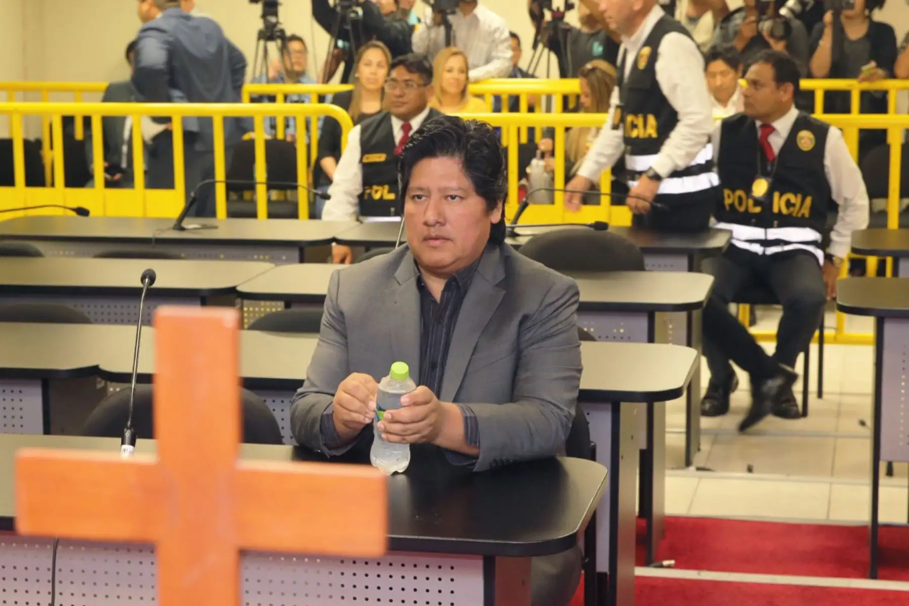 La Sala Penal de Apelaciones de la Corte de Lambayeque varía prisión preventiva por el de arresto domiciliario para Edwin Oviedo. ANDINA/Difusión
