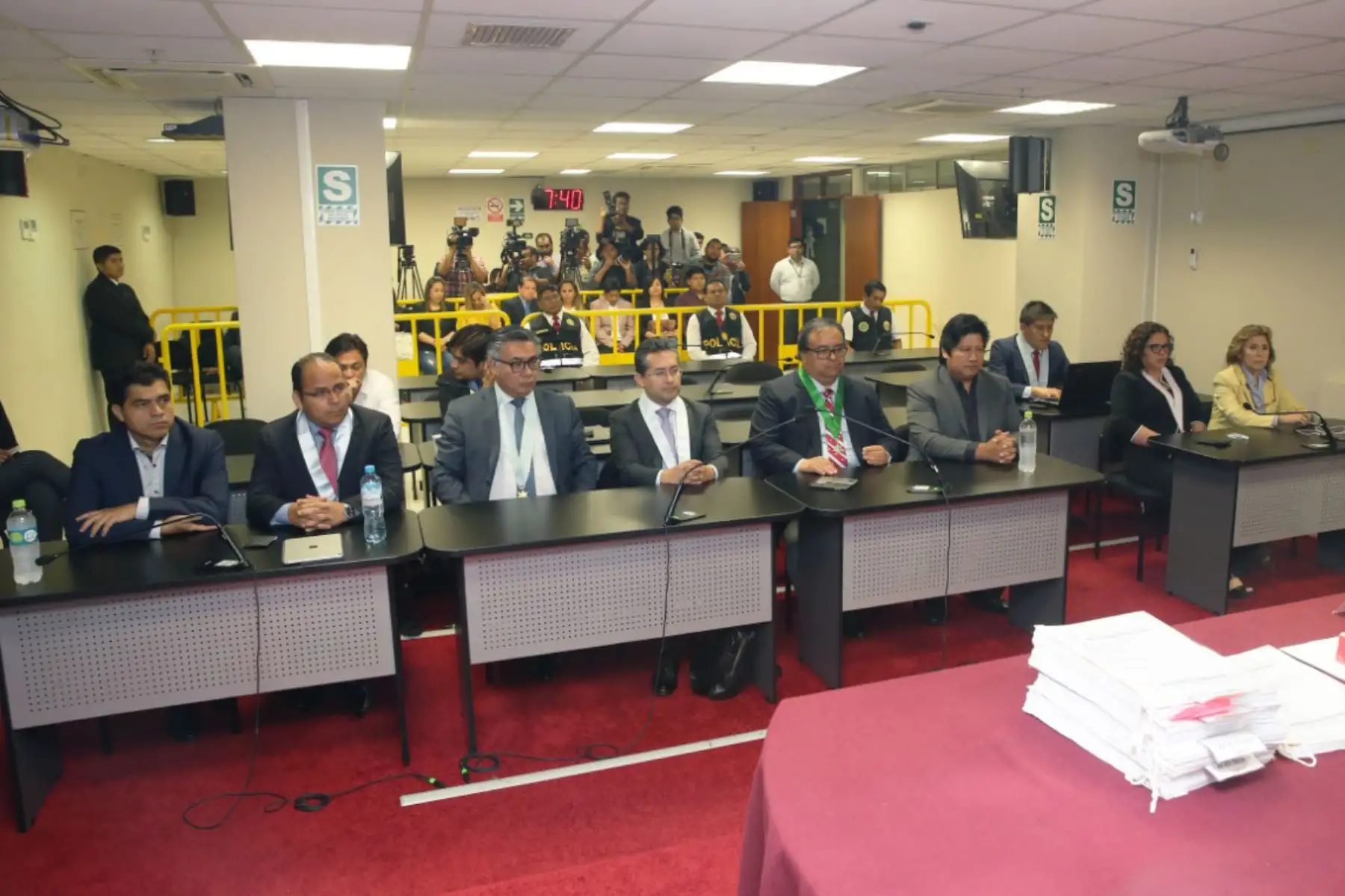 Juez Manuel Chuyo   emite hoy fallo sobre prisión preventiva contra Edwin Oviedo. Foto: ANDINA/Poder Judicial