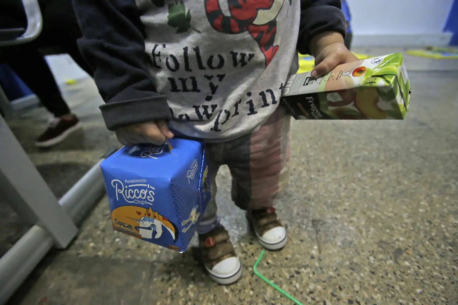 Papá Noel alegró a niños peruanos y extranjeros en la sede central de Migraciones. Foto: ANDINA/Nathalie Sayago