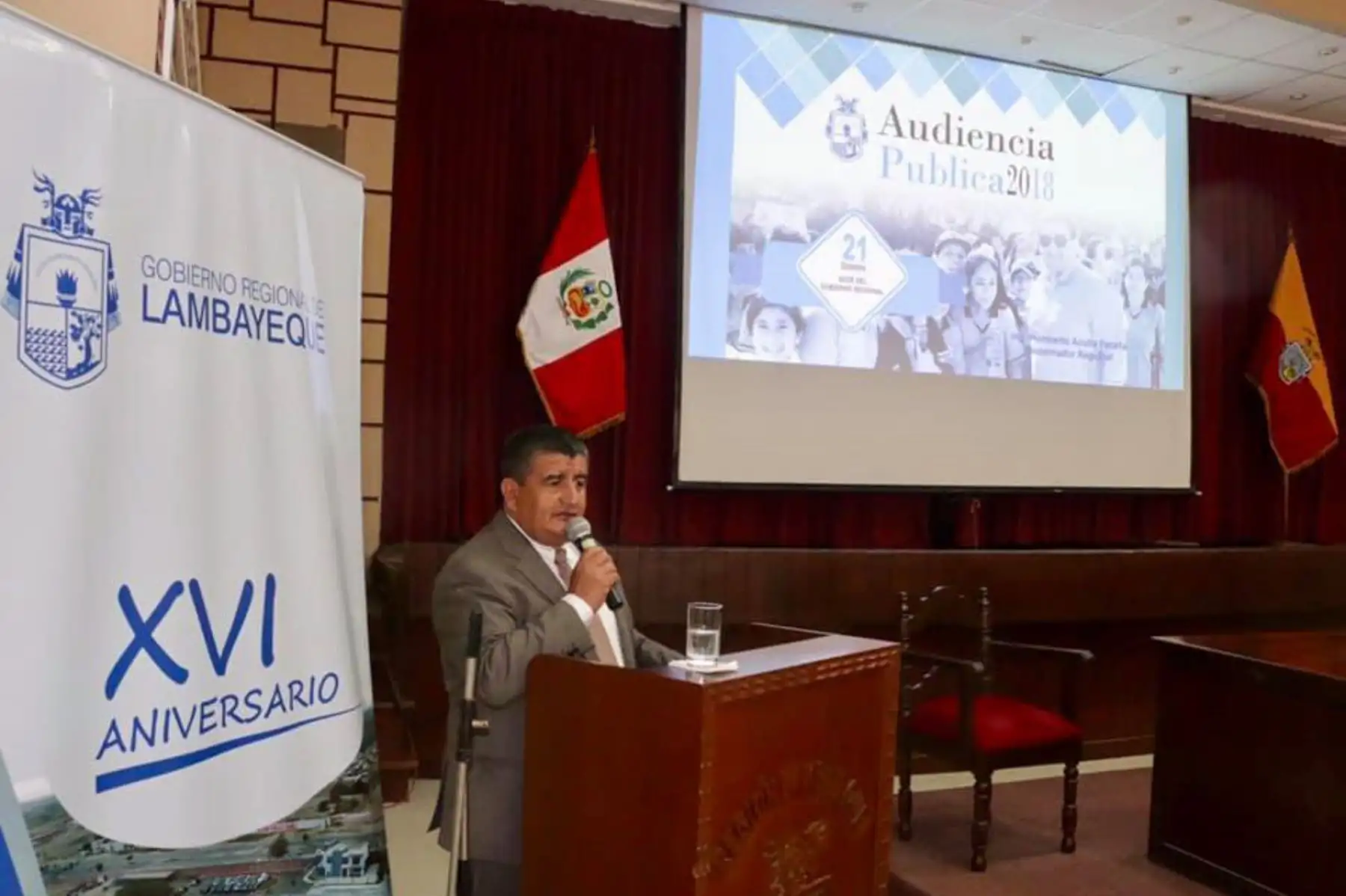 El gobernador regional de Lambayeque, Humberto Acuña, ofreció segunda y última audiencia pública regional de rendición de cuentas.