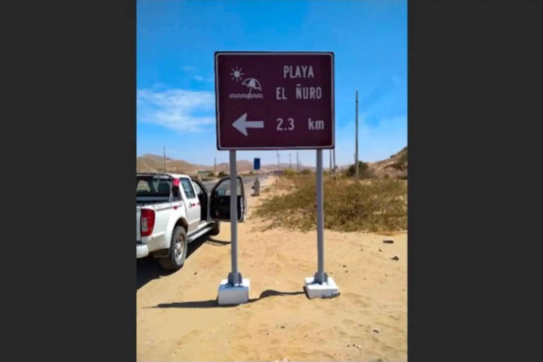 Señales de orientación turística se lucen en playas de Tumbes y Piura.
