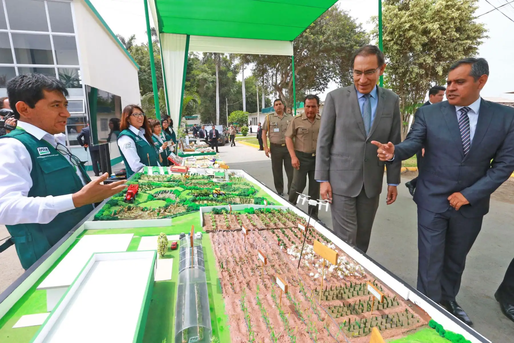 Presidente Vizcarra inaugura Laboratorio de Investigación Tecnológica en Cambio Climático para el Sector Agrario. Foto: ANDINA/Prensa Presidencia