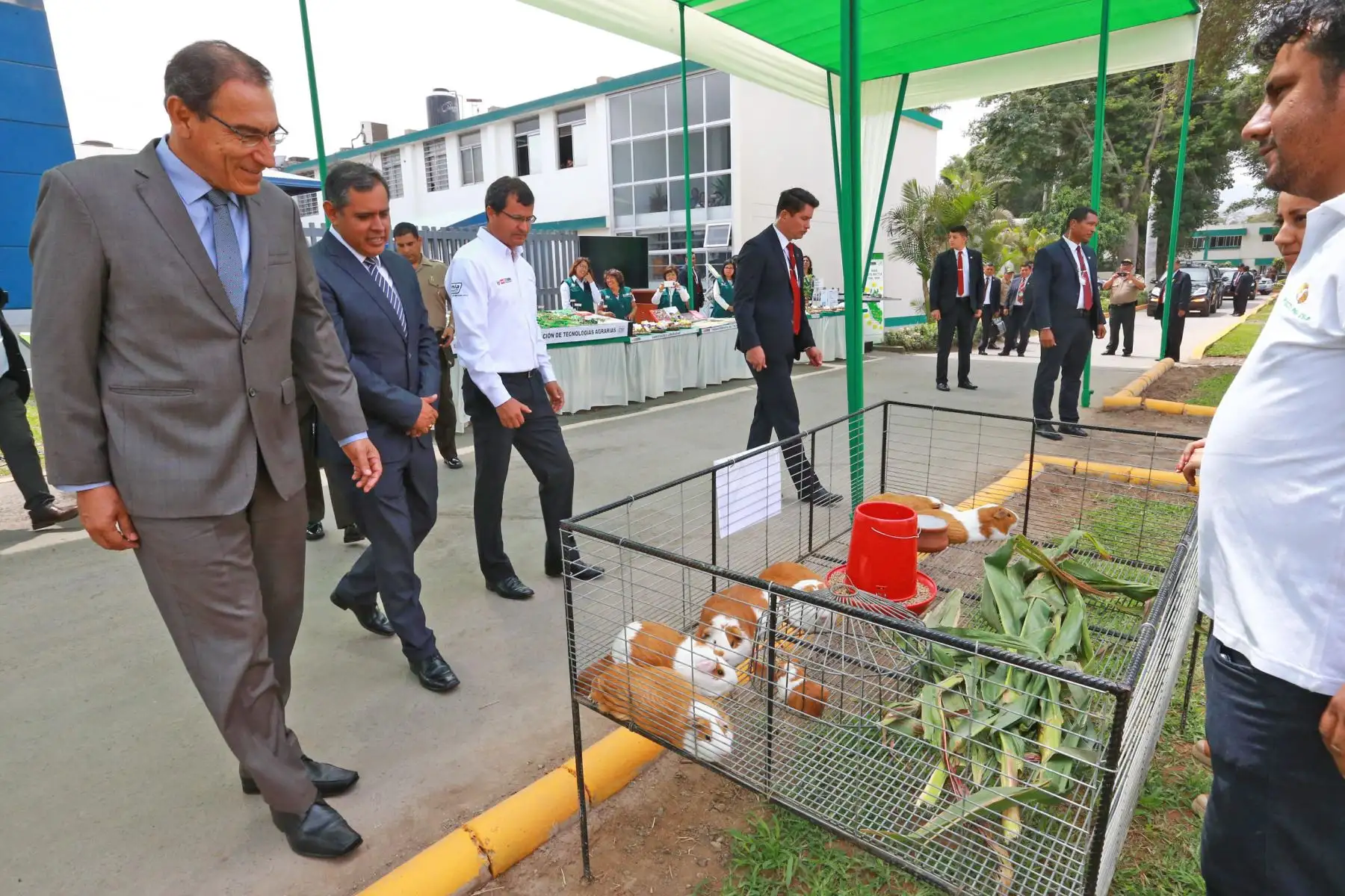 Presidente Vizcarra inaugura Laboratorio de Investigación Tecnológica en Cambio Climático para el Sector Agrario. Foto: ANDINA/Prensa Presidencia
